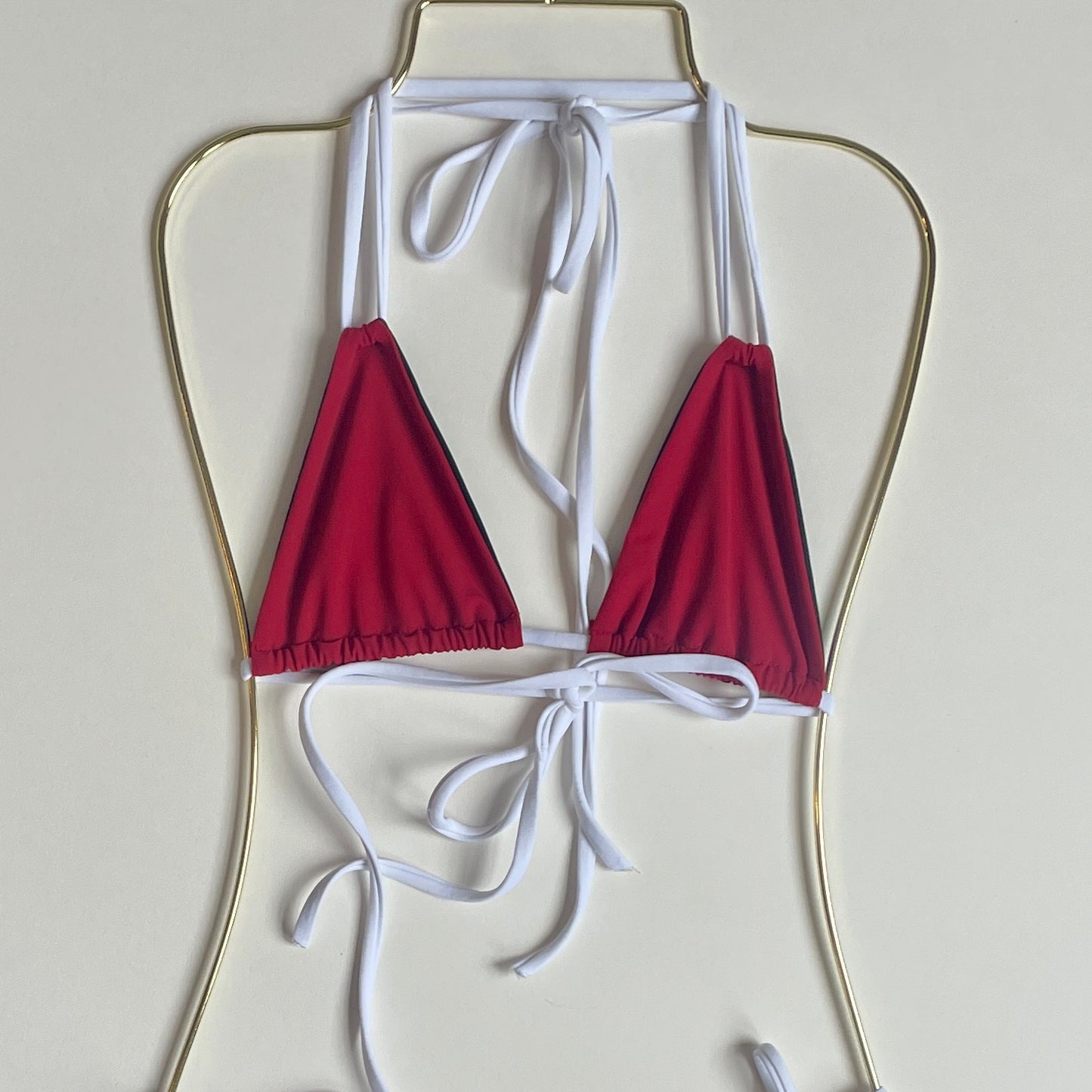 Dutch Bikini Top: Cherry Red