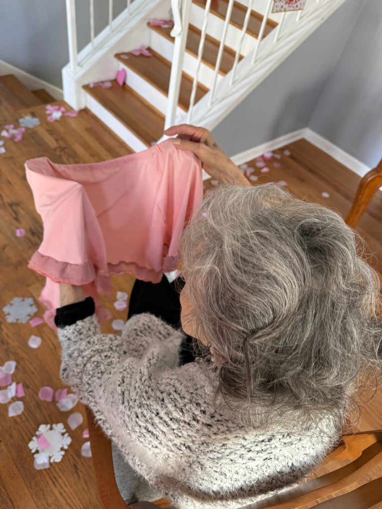 Lorelei Wrap Skirt: Ballet Pink