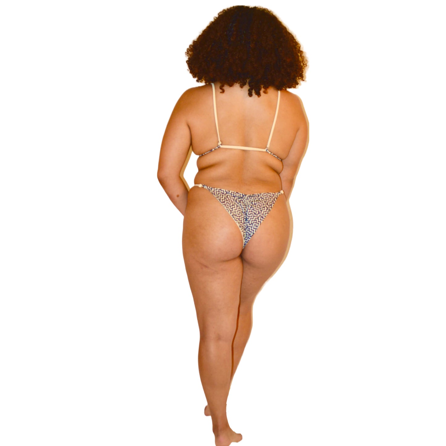 Love Reversible Bikini Bottom- Biltmore Print / Isle Sand