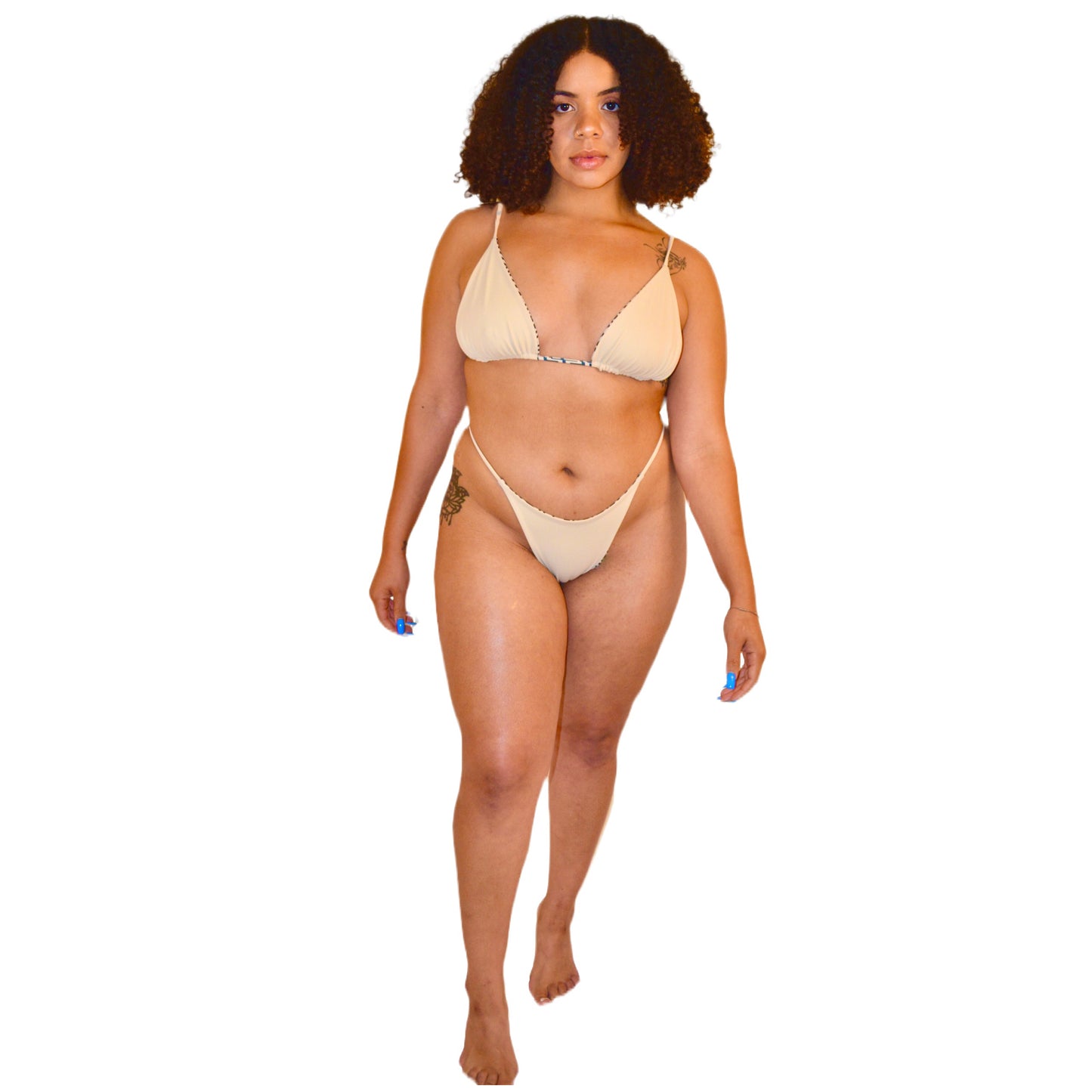 Love Reversible Bikini Bottom- Biltmore Print / Isle Sand