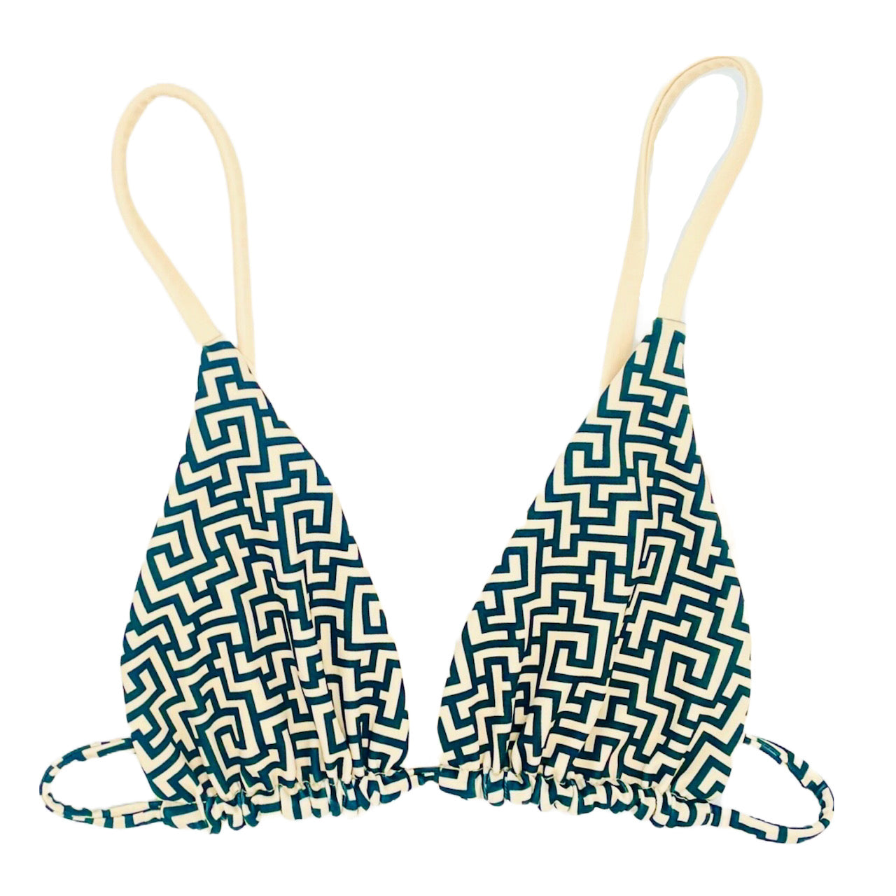Love Reversible Bikini Top - Biltmore Print / Isle Sand