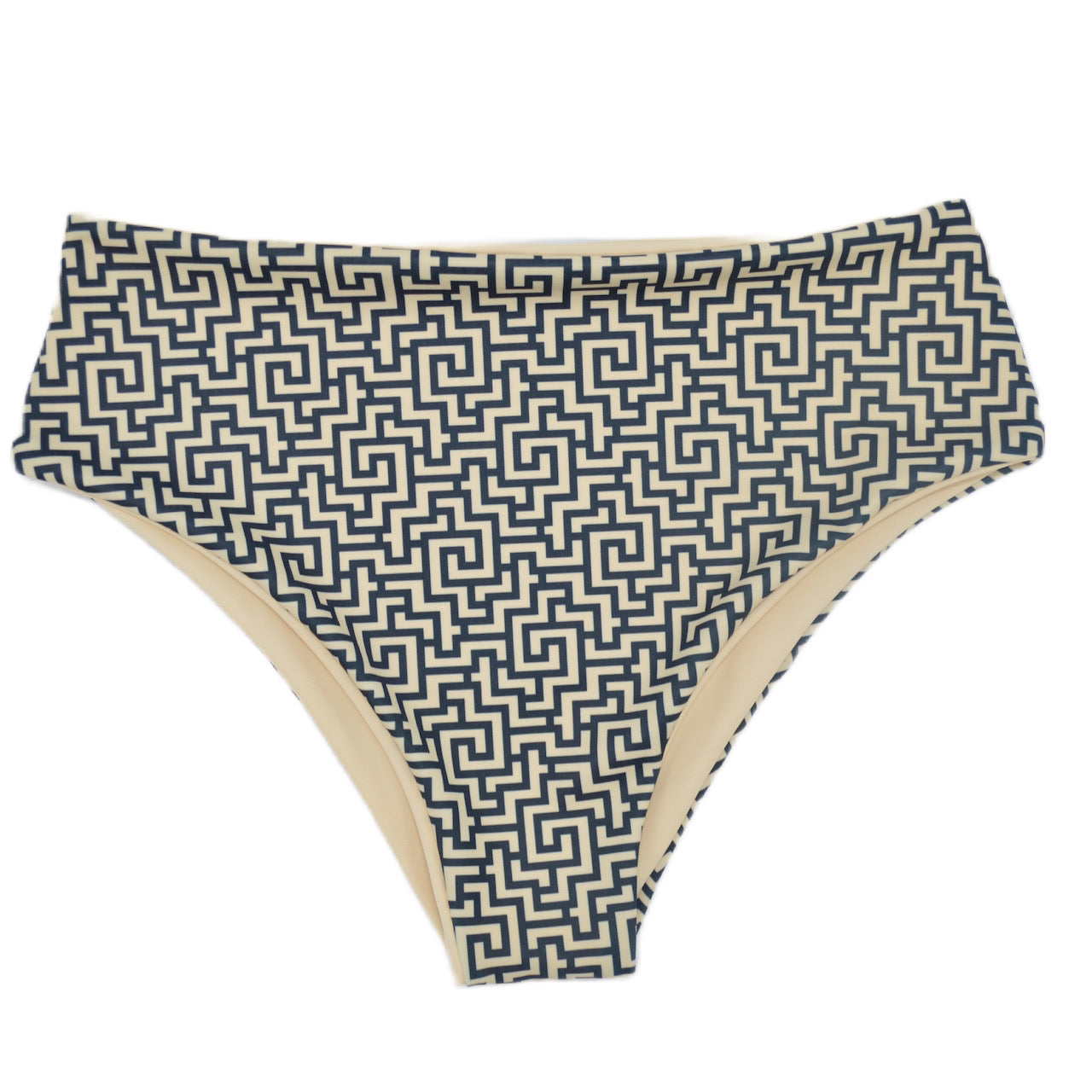 Audrey High Waist- Biltmore Print | Isle Sand Reversible