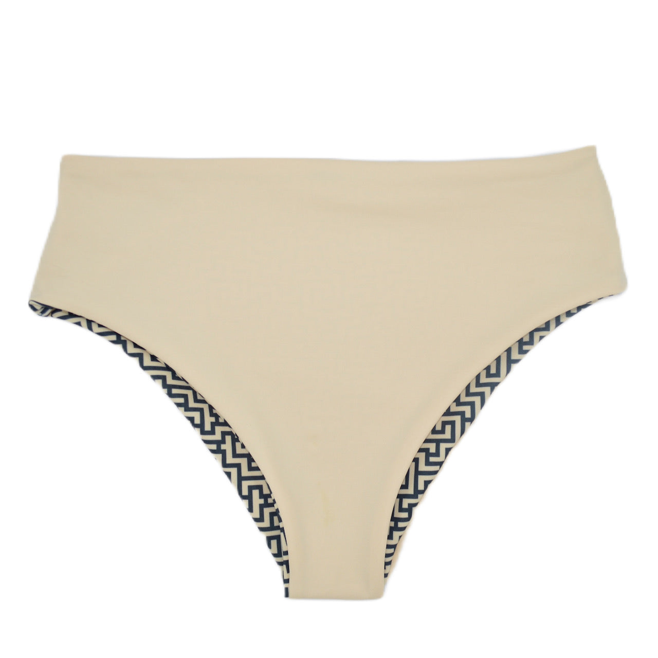 Audrey High Waist- Biltmore Print | Isle Sand Reversible