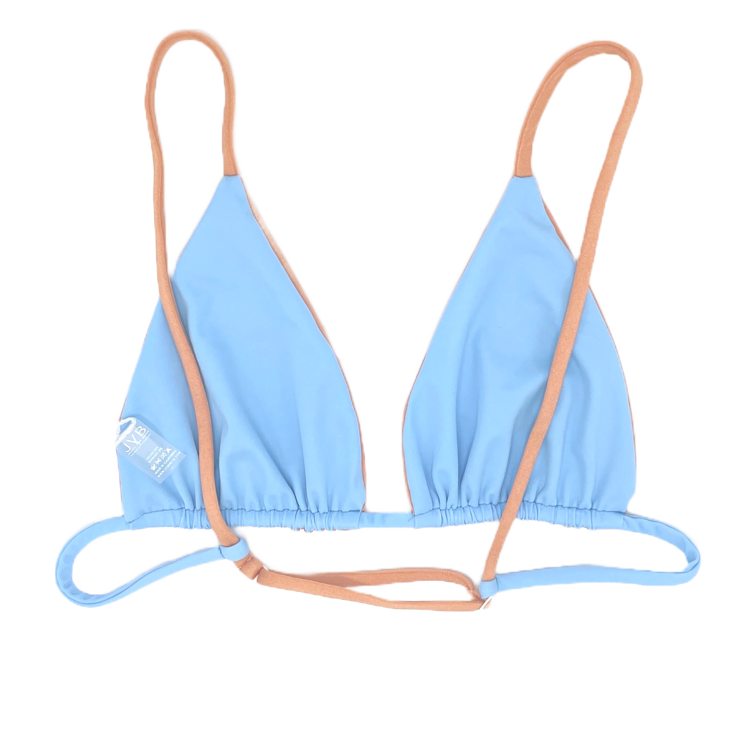 Love Reversible Bikini Top- Glass Slipper / Peach Fuzz