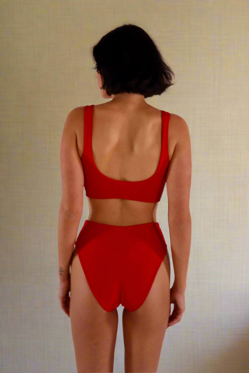 Grace High Waist: Luxardo Cherry Red