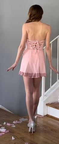 Lorelei Wrap Skirt: Ballet Pink