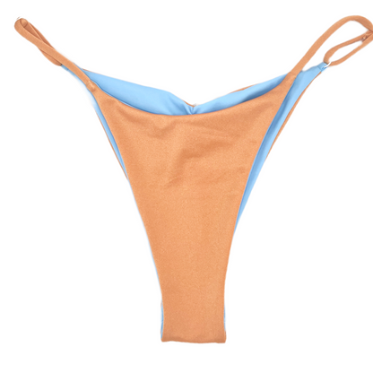 Love Reversible Bikini Bottom - Peach Fuzz / Glass Slipper