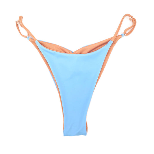 Love Reversible Bikini Bottom - Glass Slipper / Peach Fuzz