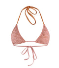 Cindy Lace String Bikini Top: Festival Rose