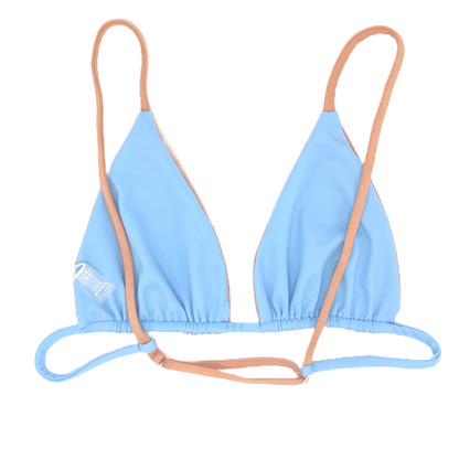 Love Reversible Bikini Top- Peach Fuzz / Glass Slipper