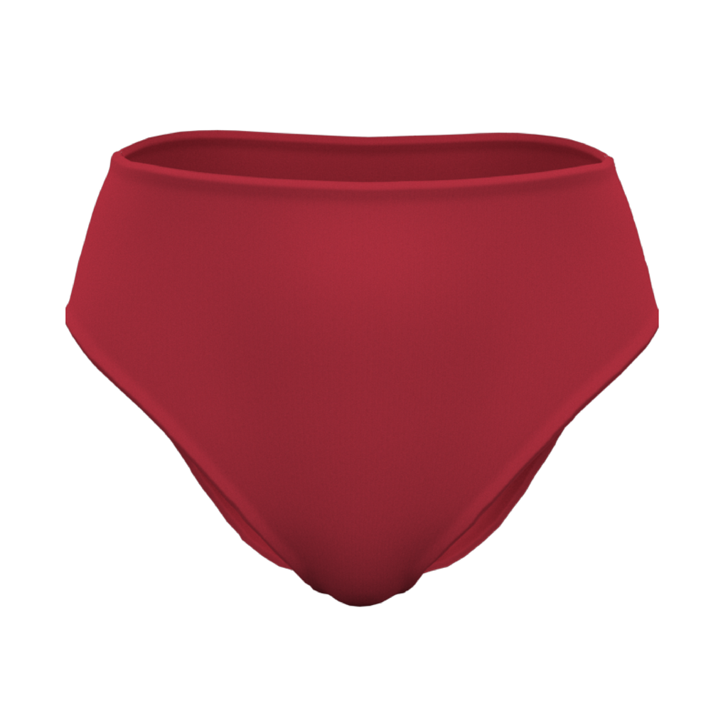 Grace High Waist: Cherry Red