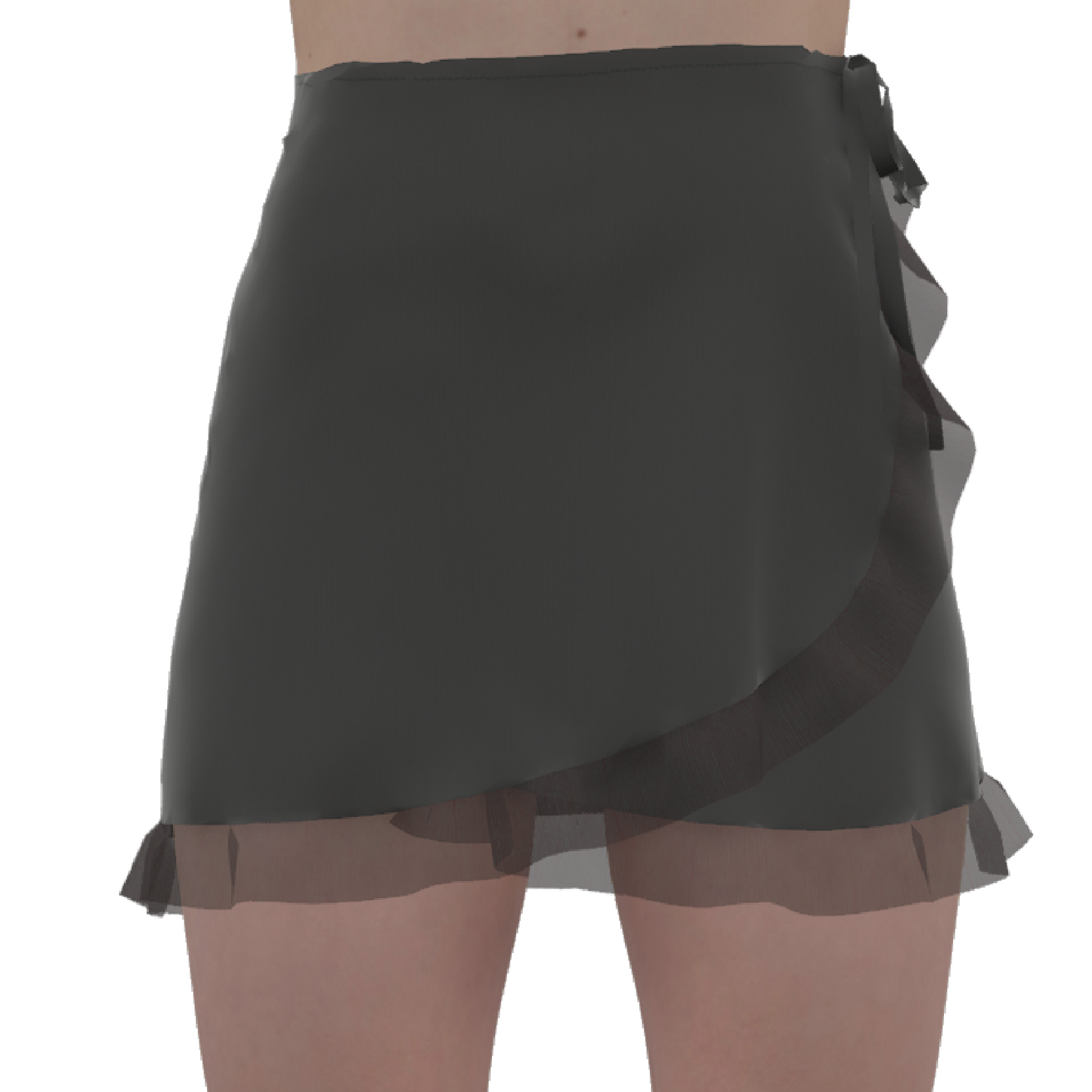Lorelei Wrap Skirt: Twilight Black