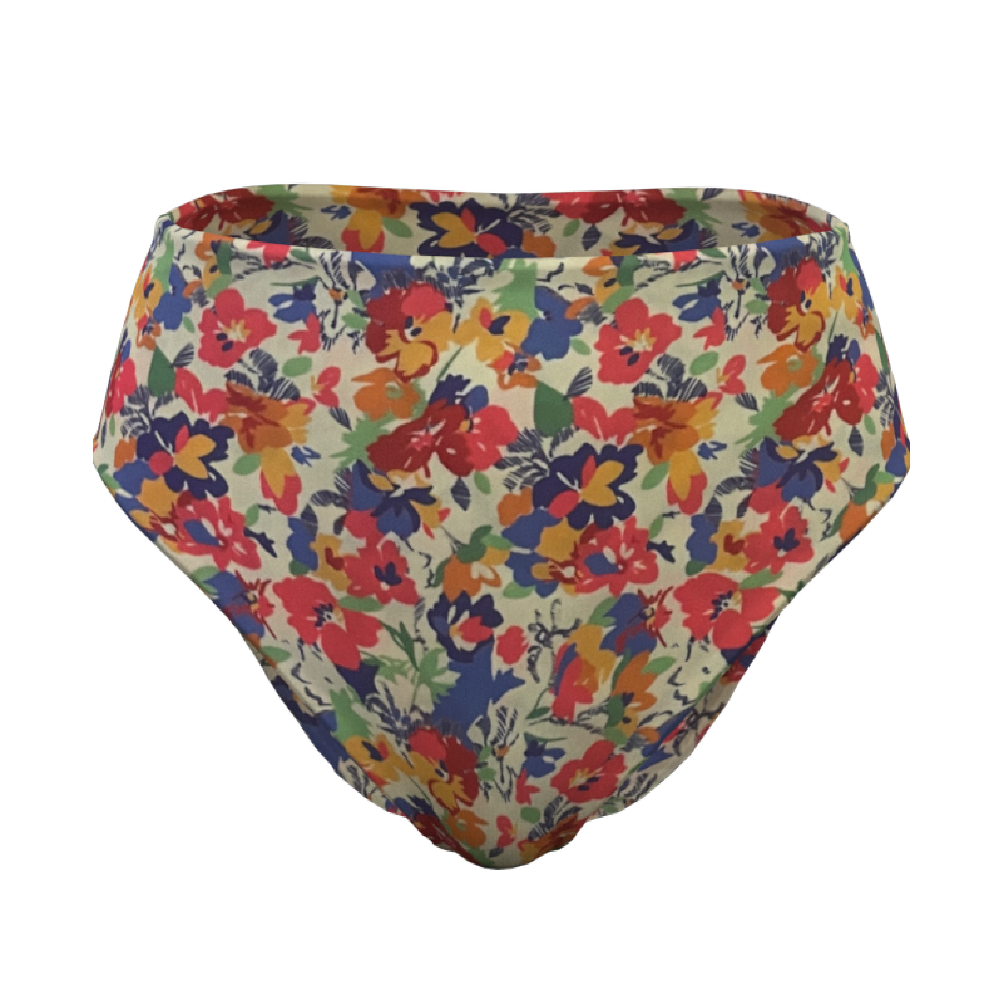 Grace High Waist Bottom: Paint the Town Floral NO. 3