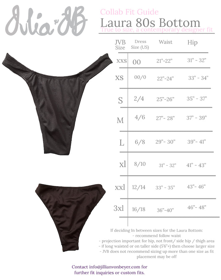 Laura 80's Bottom: Twilight Black