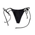 Bikini String Bottoms - Black Tourmaline